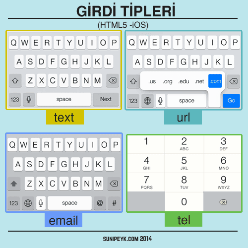 ios inputs