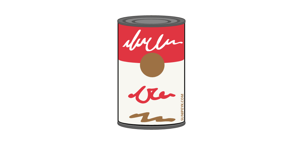 warhol soup can icon