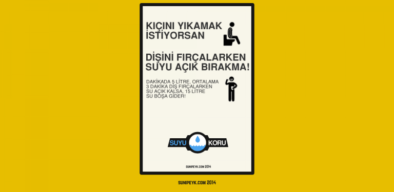 Dişini fırçalarken suyu açık bırkakma
