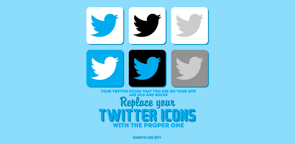replace twitter icons