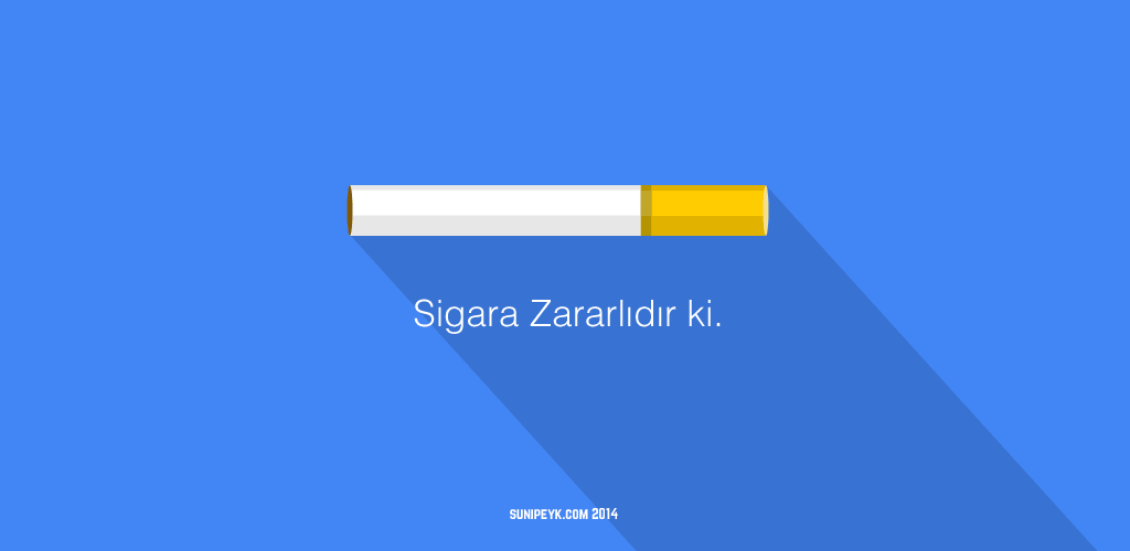 sigara ikonu posteri