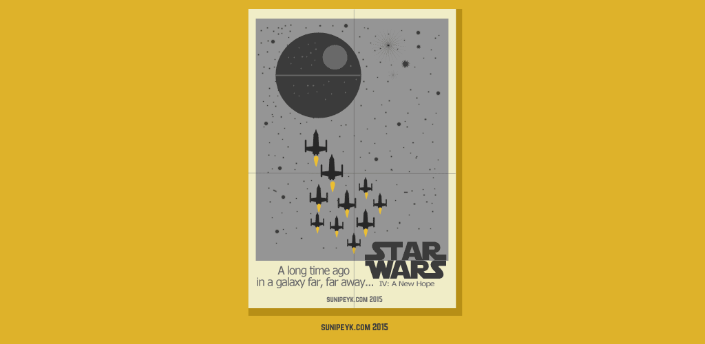 Star Wars A New Hope poster