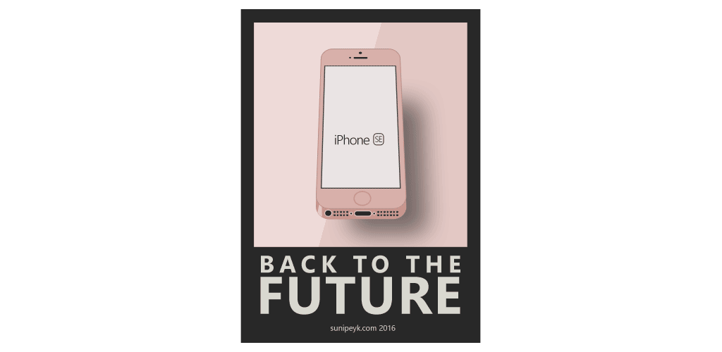 iPhone SE poster