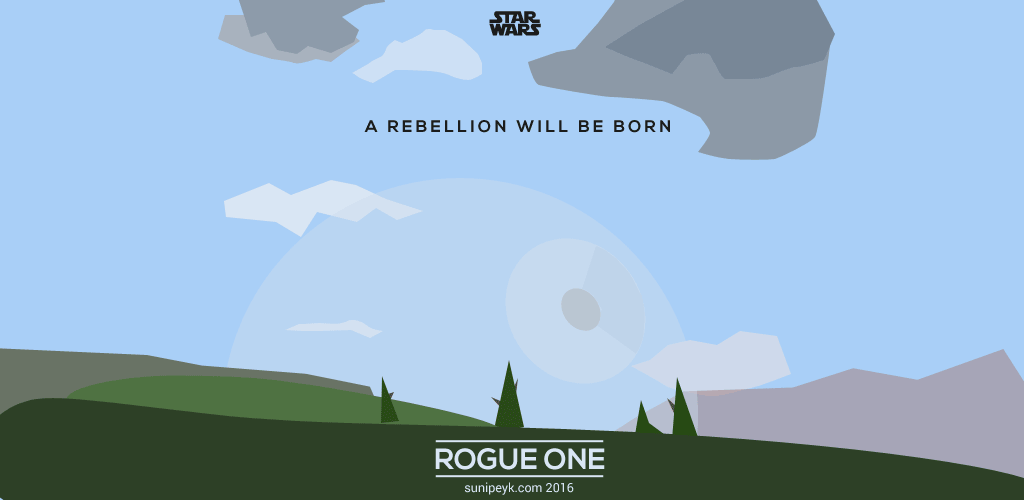 Rebellion A Rogue One Poster