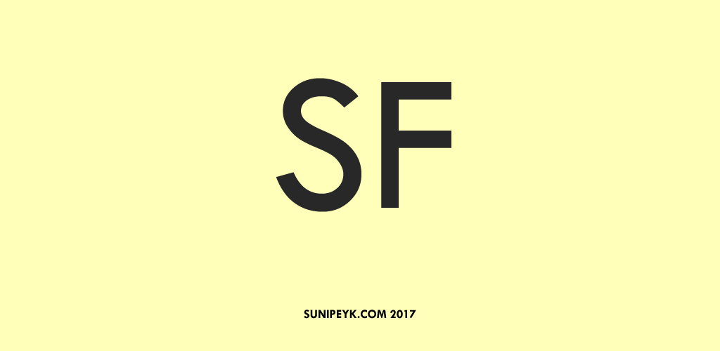 sf font