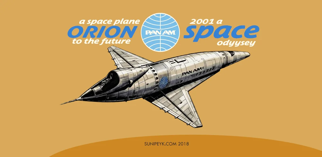 2001 a space odyssey orion shuttle poster