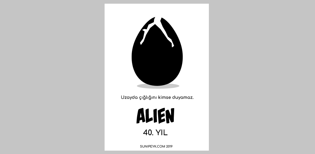 Alien 40. yıl posteri