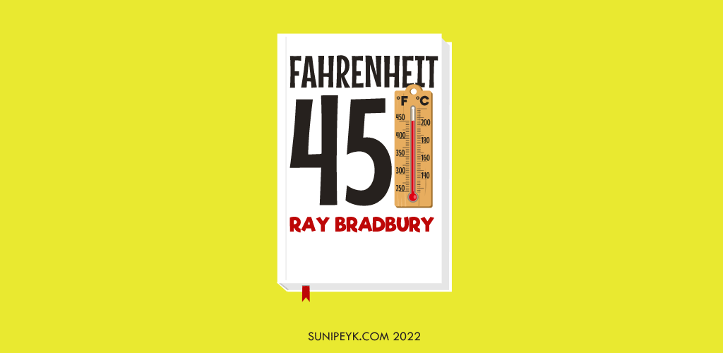 fahrenheit 451 kitap kapağı, termometreli