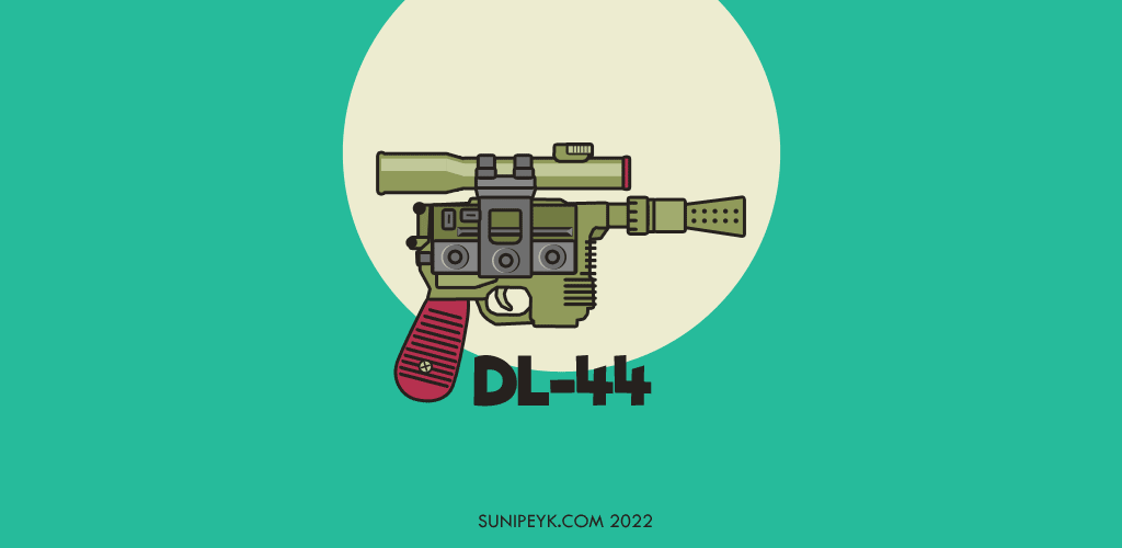 han solo DL-44 silahı