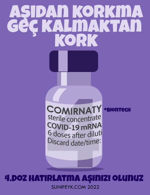 Covid-19 Dördüncü Hatırlatma Dozu Açıldı