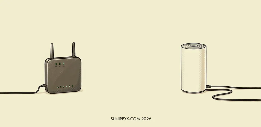 modem ve mesh cihazı