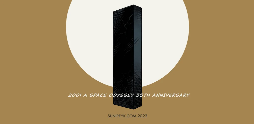 2001 a space odyssey 55th anniversary poster with monolith
