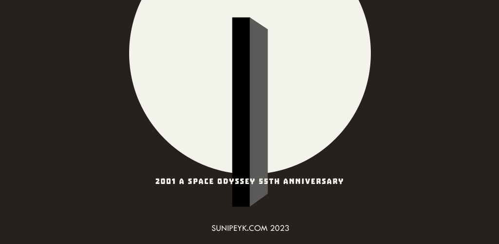 gezegen önünde 2001 a space odyssey monolith'i
