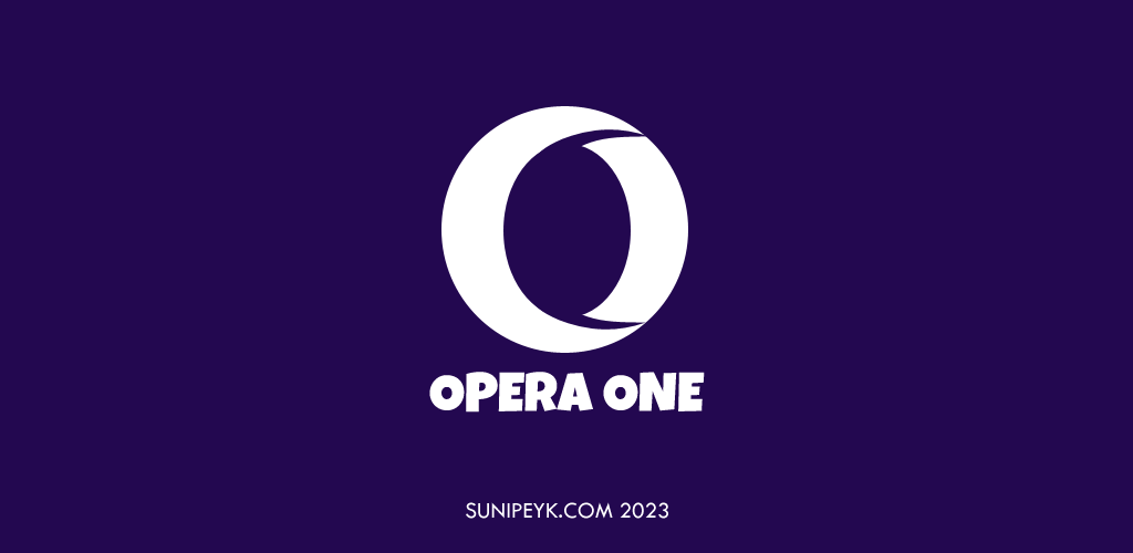 Opera ikonu ve opera one yazısı