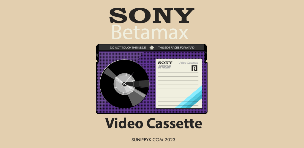 sony betamax video kaset