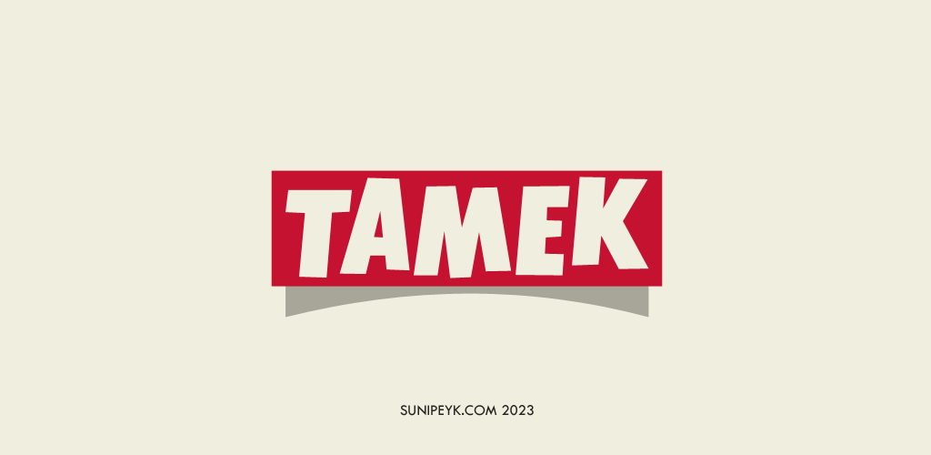 Tamek yazısı ile logosu