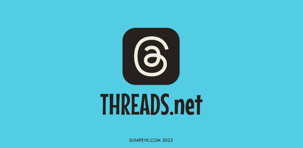 threads ikonu ve threads.net adresi yazısı
