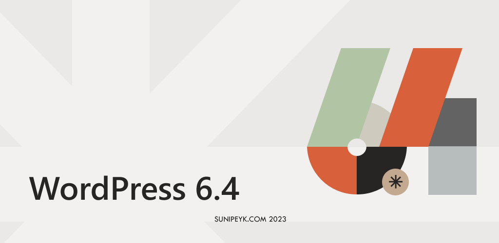 WordPress 6.4 görseli