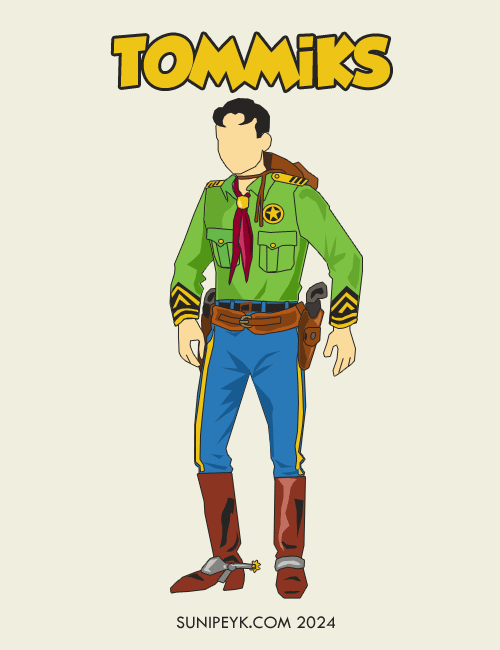 Teksas, Tommiks, Zagor ve Kaptan Swing