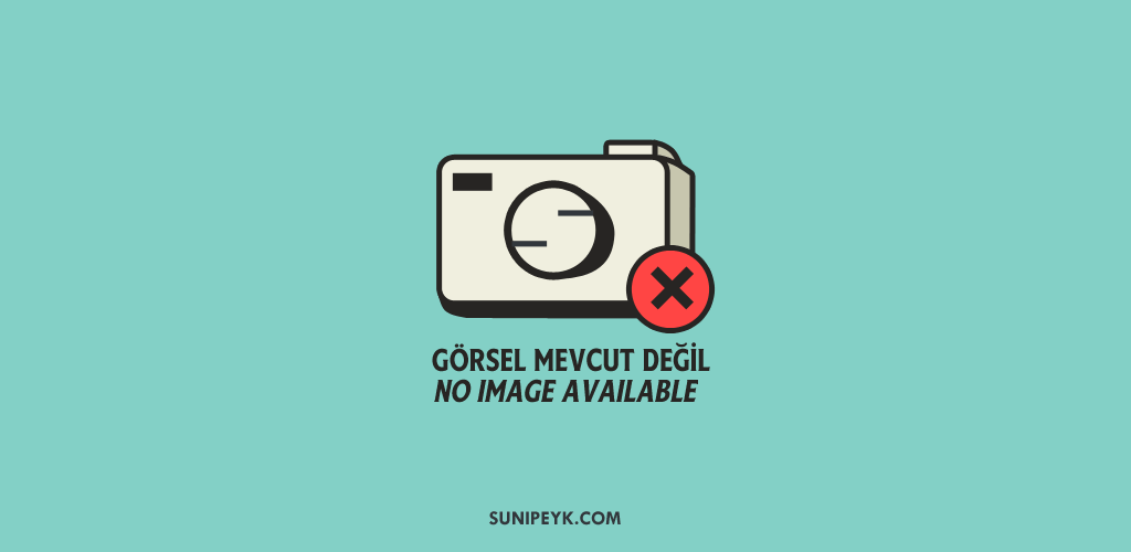 görsel olmadığını gösteren bir ikon