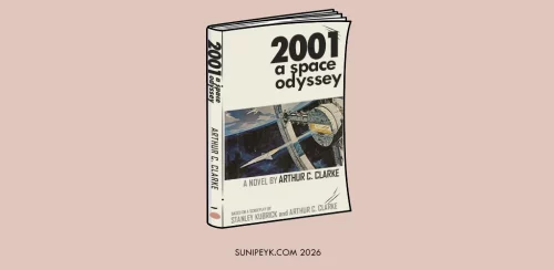 2001 a space odyssey orjinal kitap kapağı replikası