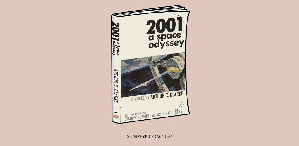 2001 a space odyssey orjinal kitap kapağı replikası