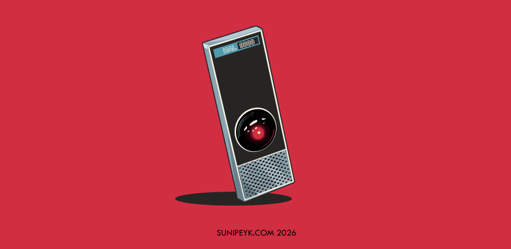 HAL 9000 retro çizimi