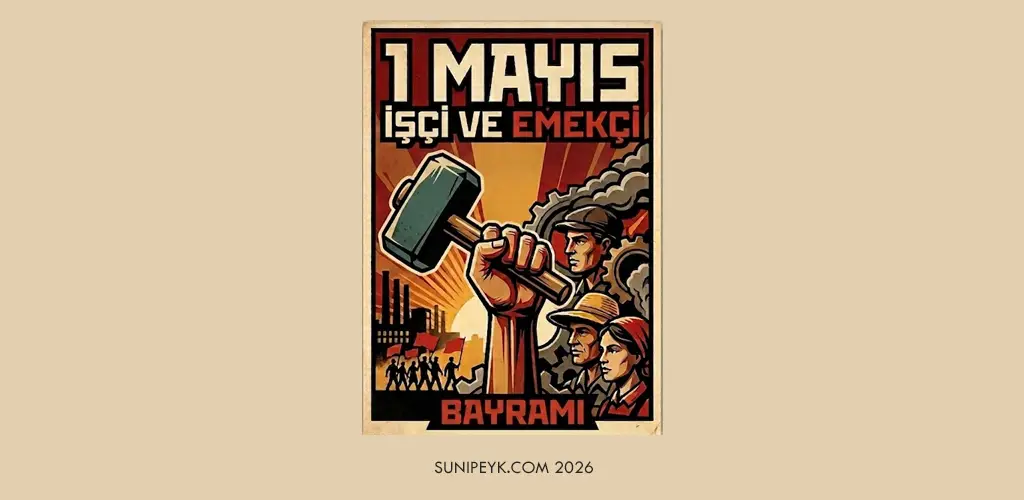1 mayıs işçi ve emekçi bayramı posteri