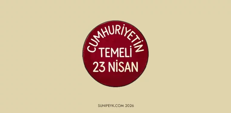 Cumhuriyetin temeli 23 Nisan, dövizi