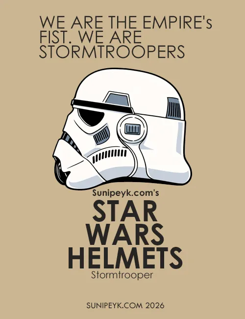 Star Wars Stormtrooper ve Snow Trooper kaskları