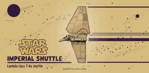 star wars imperial shuttle poster