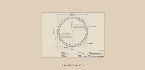 sunipeyk logosunun taslak, blueprint çizimi illustarsyonu